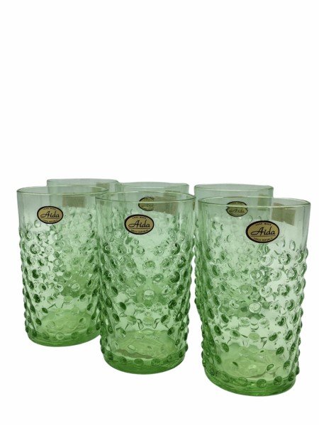 AİDA 12 BARDAK- 1 SÜRAHİ SET YEŞİL