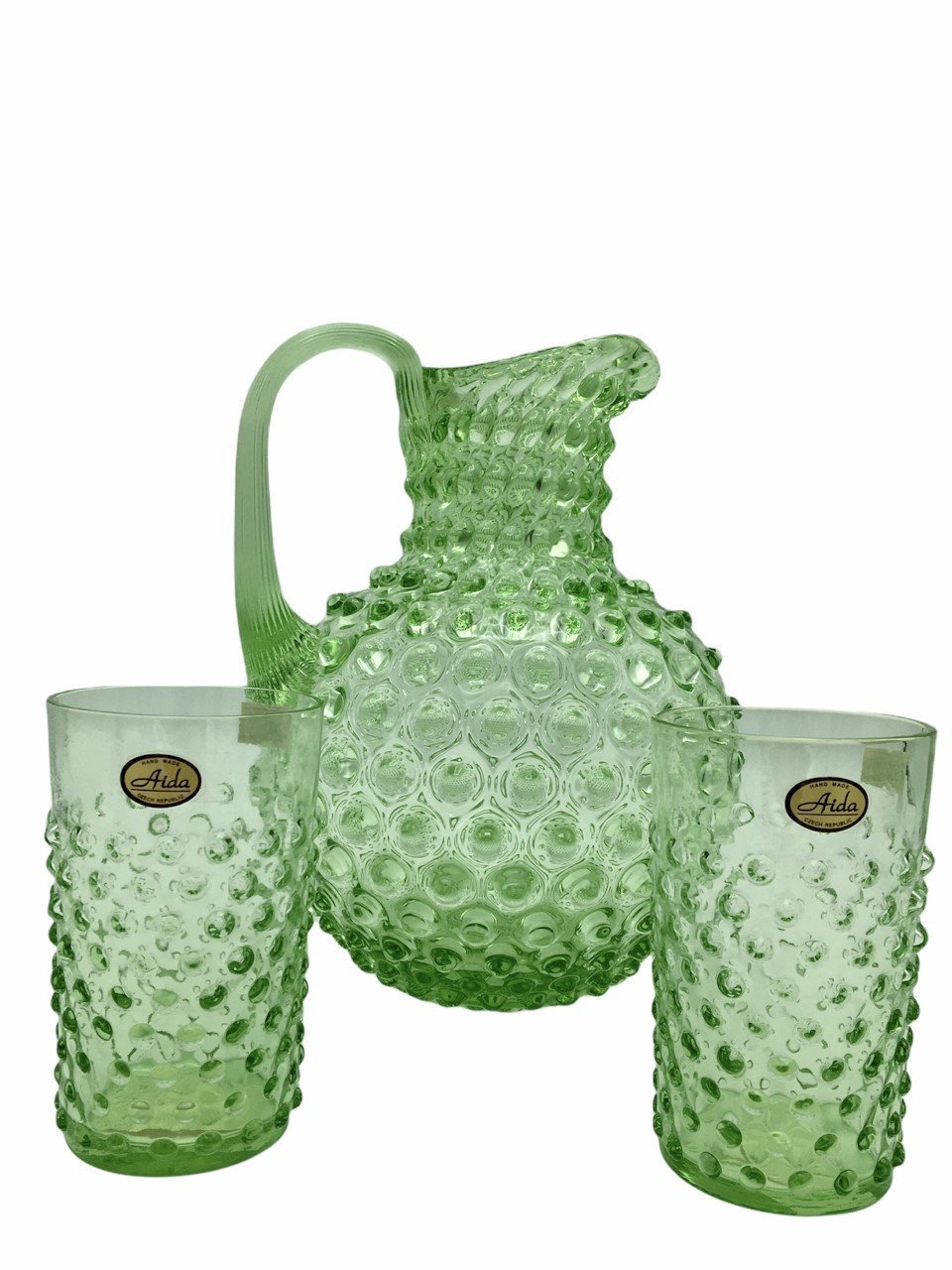 AİDA 12 BARDAK- 1 SÜRAHİ SET YEŞİL