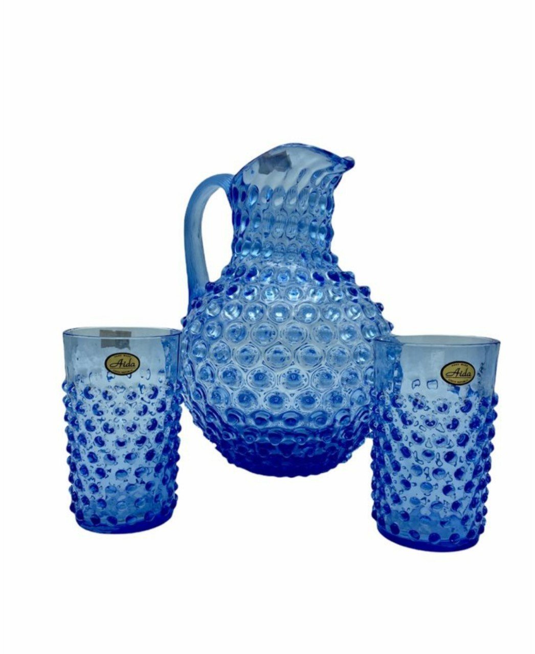 AİDA 12 BARDAK-1 SÜRAHİ SET MAVİ