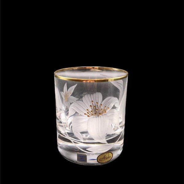 AİDA KRİSTAL VİSKİ TAKIMI 6+1 ÇİÇEK DESEN