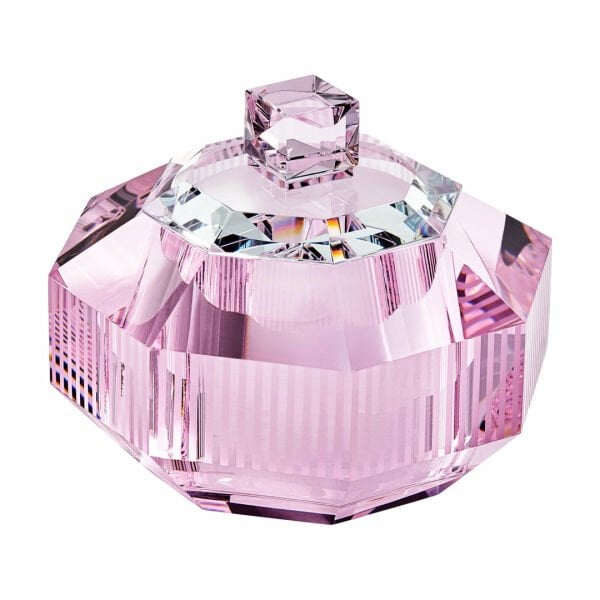 REFLECTIONS COPENHAGEN ''CLARA HOME SCENT'' KRİSTAL PEMBE EV KOKUSU İÇİ MUMLU (13*13*12 cm)