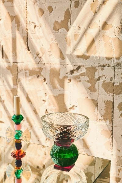 REFLECTIONS COPENHAGEN ''CARMİNA CANDLEHOLDER'' KRİSTAL ŞAMDAN (h: 16 cm)