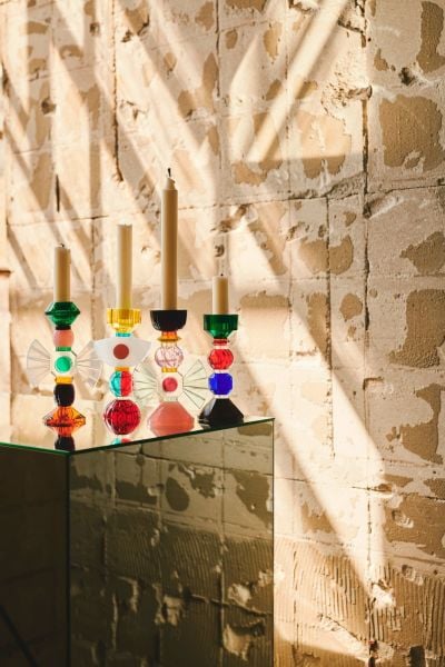 REFLECTIONS COPENHAGEN ''CARMİNA CANDLEHOLDER'' KRİSTAL ŞAMDAN 16 cm