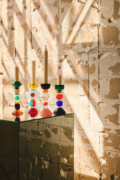 Reflections Copenhagen ''INDIA CANDLE HOLDER'' KRİSTAL ŞAMDAN