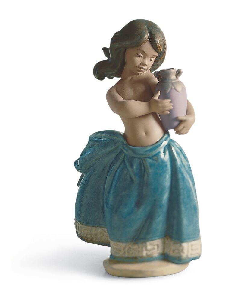 Lladro Spartan Water Girl Gres Figür 19 cm