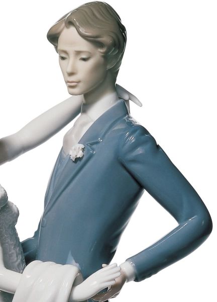 Lladro I Love You Truly Couple Çift Figürü 37 cm
