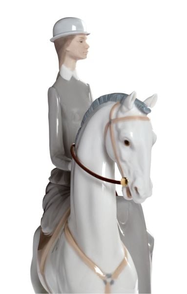 Lladro Woman On Horse