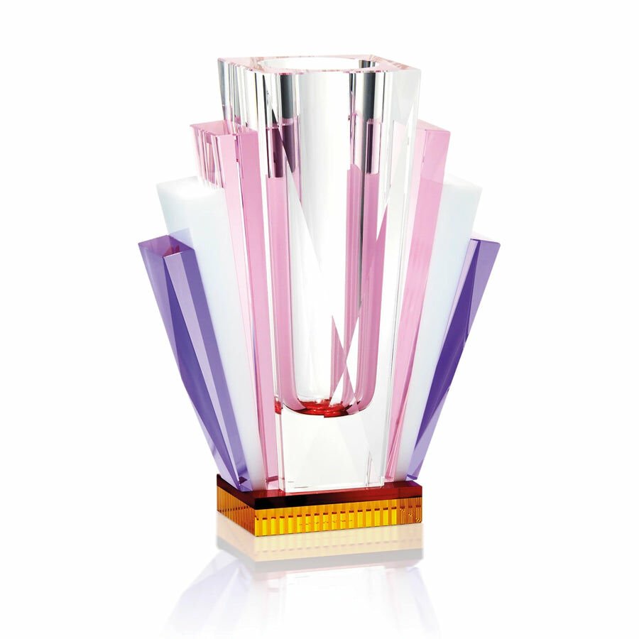 REFLECTIONS CPENHAGEN ''SOUTH BEACH VASE'' KRİSTAL  ŞEKİLLİ VAZO