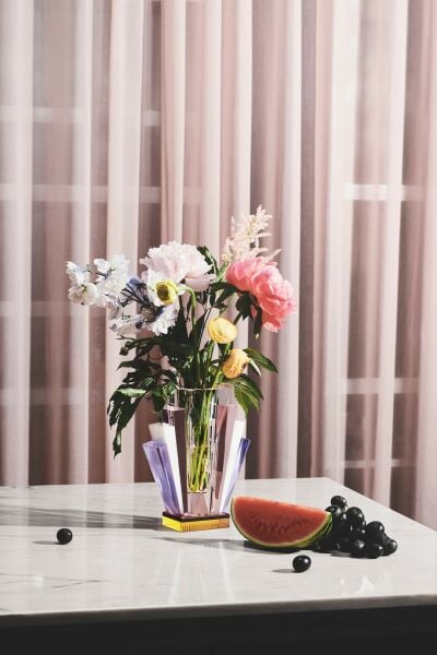 REFLECTIONS CPENHAGEN ''SOUTH BEACH VASE'' KRİSTAL  ŞEKİLLİ VAZO