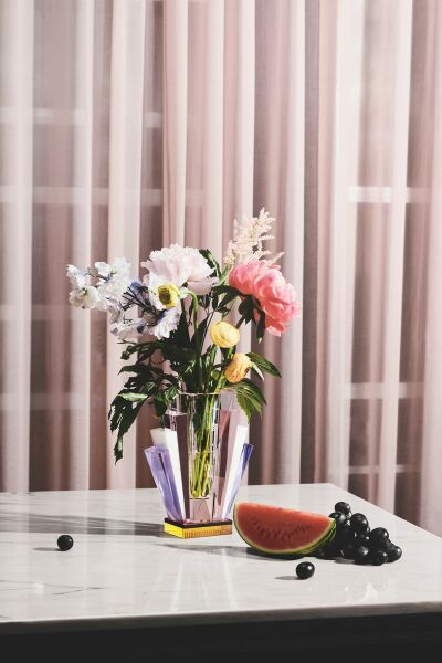 REFLECTIONS CPENHAGEN ''SOUTH BEACH VASE'' KRİSTAL  ŞEKİLLİ VAZO