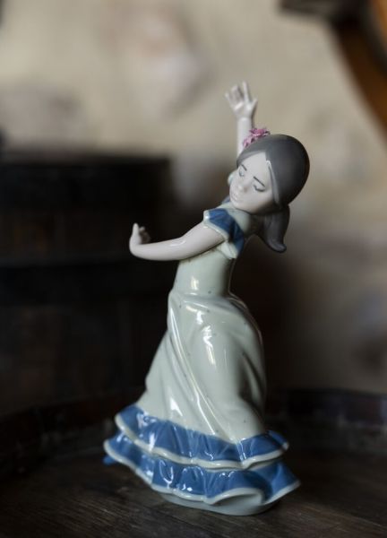 Lladro Lolita Flamenco Dancer Girl Dansçı Figürü 19 cm