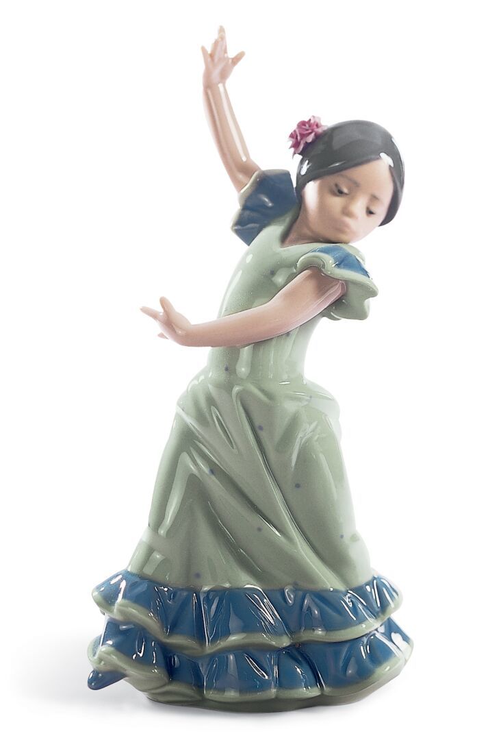 Lladro Lolita Flamenco Dancer Girl Dansçı Figürü 19 cm