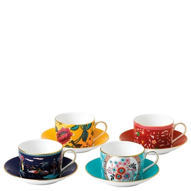WEDGWOOD WONDERLUST ÇAY FİNCANI 4 LÜ