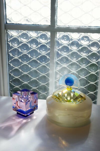 REFLECTIONS COPENHAGEN ''BLUEBERRY BONBONİERE'' KRİSTAL MERMER OBJE