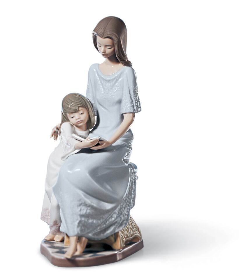 Lladro Bedtime Story Mother Anne Figürü 26 cm