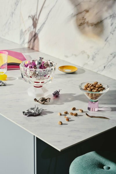 REFLECTIONS COPENHAGEN HALİFAX BOWL-MERMER AYAKLI KRİSTAL OBJE