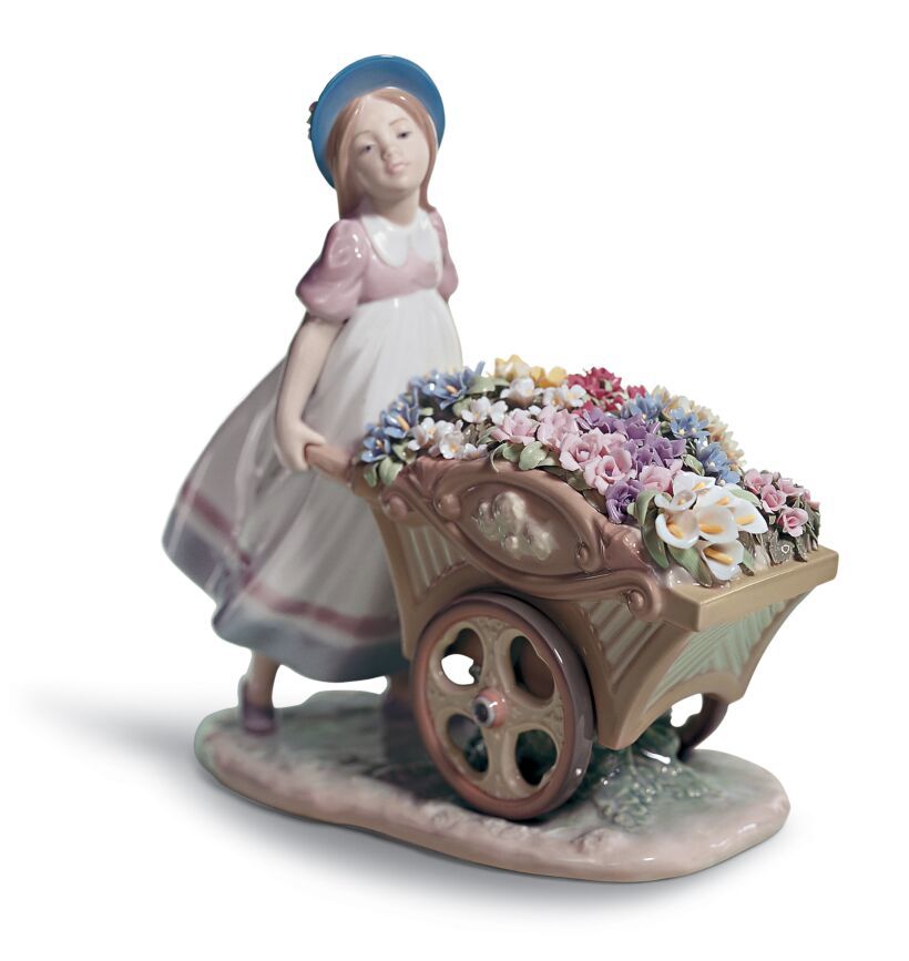 Lladro Love's Tender Tokens Girl Kız Figürü 23 cm