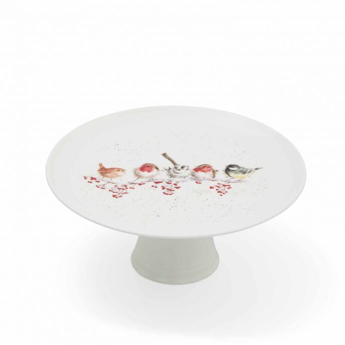 Royal Worcester Wrendale Snowy Day Ayaklı Kek Standı 25 cm