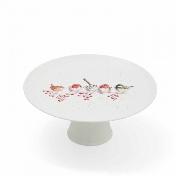 Royal Worcester Wrendale Snowy Day Ayaklı Kek Standı 25 cm