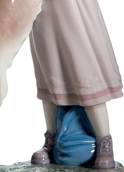 Lladro A Warm Wellcome Dog Porselen Figür 26 cm