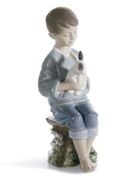 Lladro Every Bunny Needs Somebody Porselen Figür 17 cm