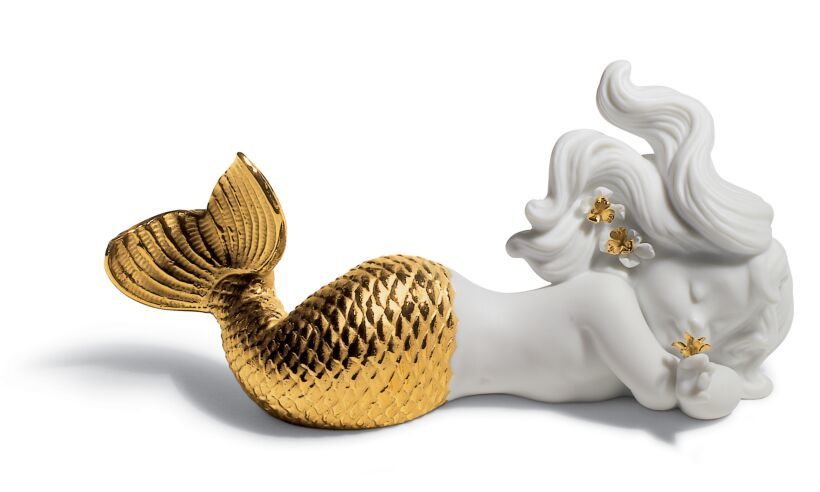 Lladro They Dreaming At Sea Mermaid