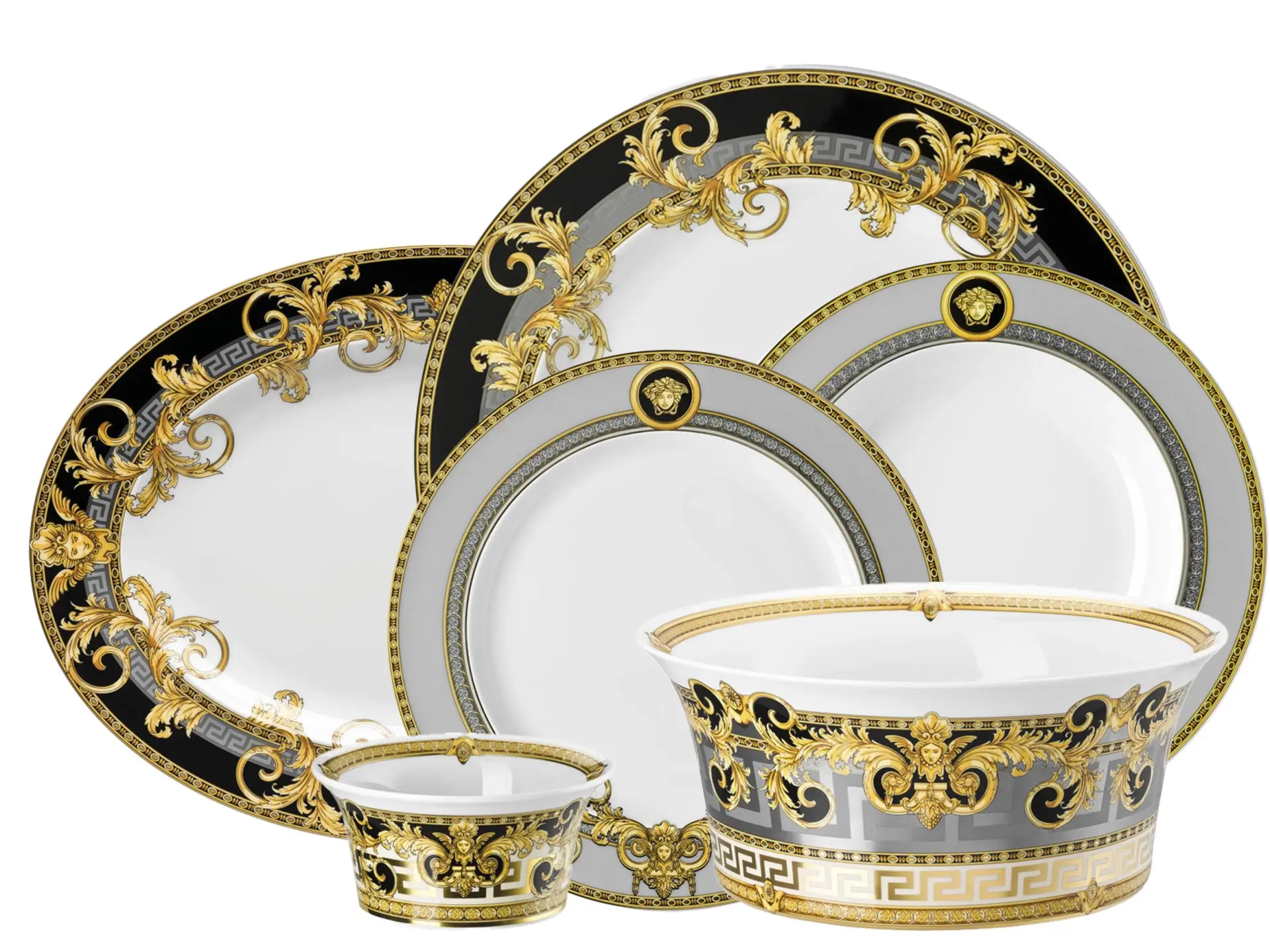 VERSACE PRESTIGE GALA 12 KİŞİLİK 51 PARÇA YEMEK TAKIMI