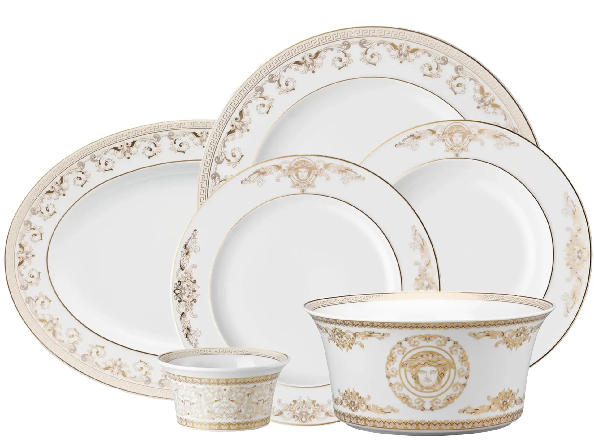 VERSACE MEDUSA GALA 12 KİŞİLİK 51  PARÇA YEMEK TAKIMI