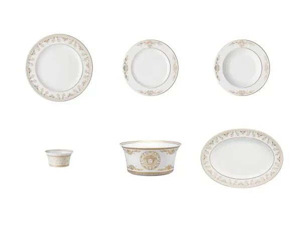 VERSACE MEDUSA GALA 12 KİŞİLİK 51  PARÇA YEMEK TAKIMI