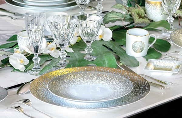 HAVILAND SOUFFLE d'Or 12 KİŞİLİK 84 PARÇA PORSELEN YEMEK TAKIMI