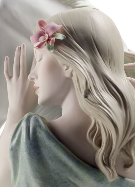 Lladro A True Friend Woman Porselen Figür 37 cm