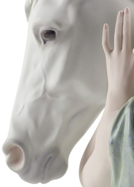 Lladro A True Friend Woman Porselen Figür 37 cm