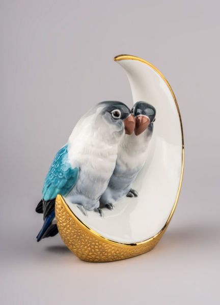Lladro Fly Me To The Moon Birds Kuş Figürü 16 cm