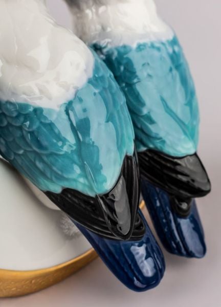 Lladro Fly Me To The Moon Birds Kuş Figürü 16 cm