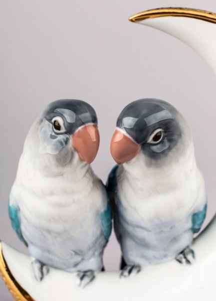 Lladro Fly Me To The Moon Birds