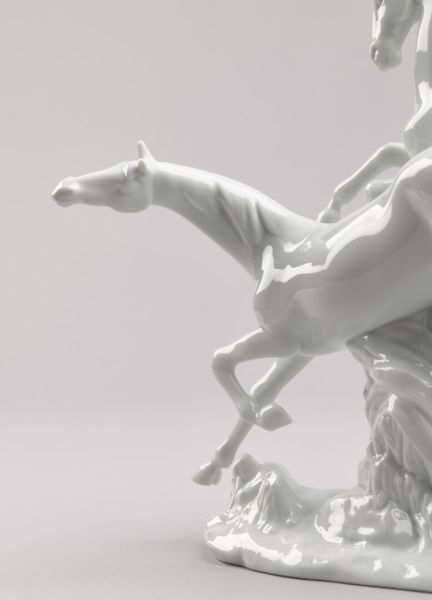 Lladro Horses Galloping At Heykeli 30 cm