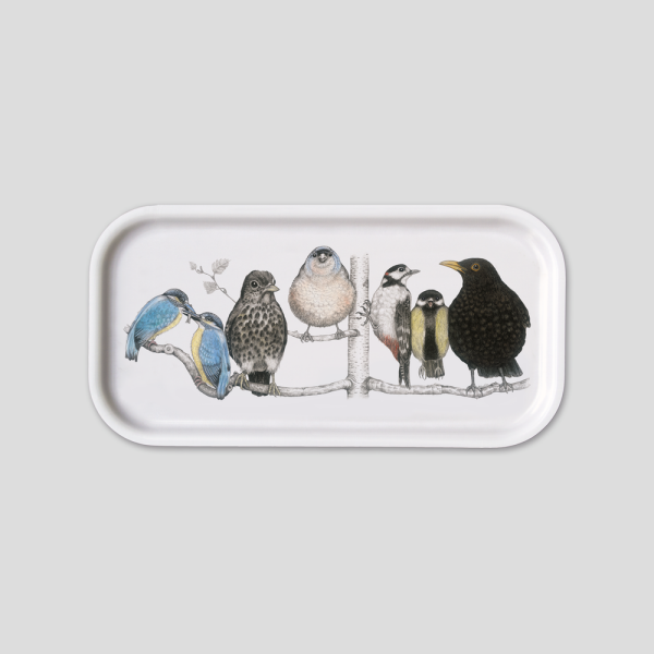 Charlotte Nicolin Tepsi Birdland 43*22 cm