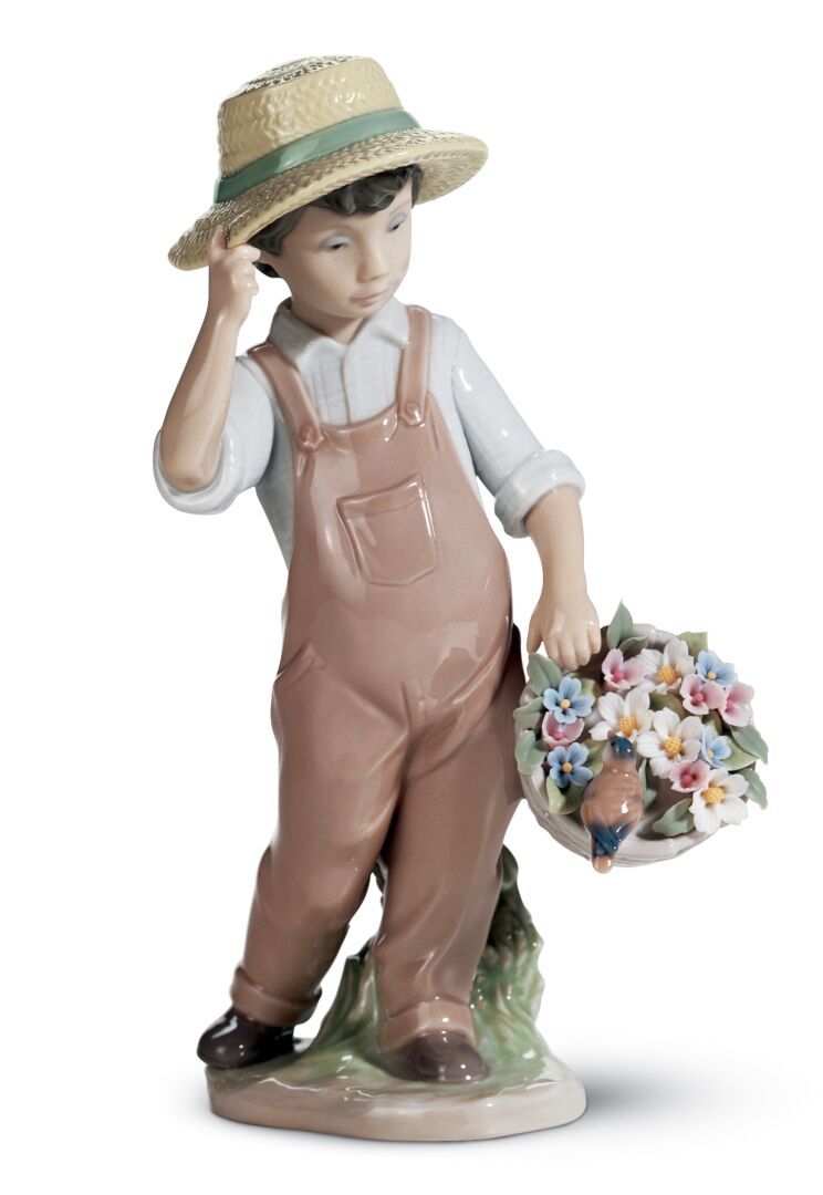 Lladro My Happy Friend Boy