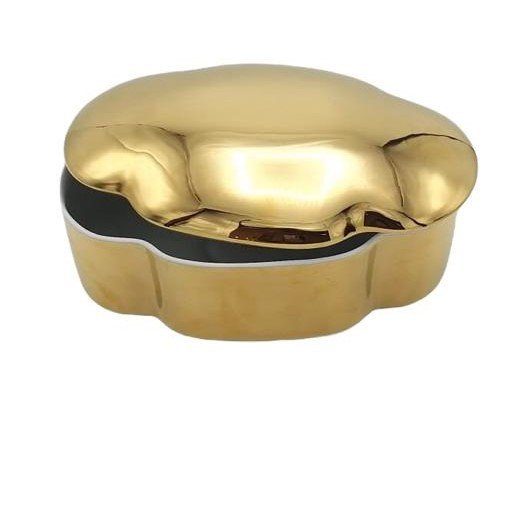 LİMOGES GOLD - KAPAKLI  PORSELEN KUTU