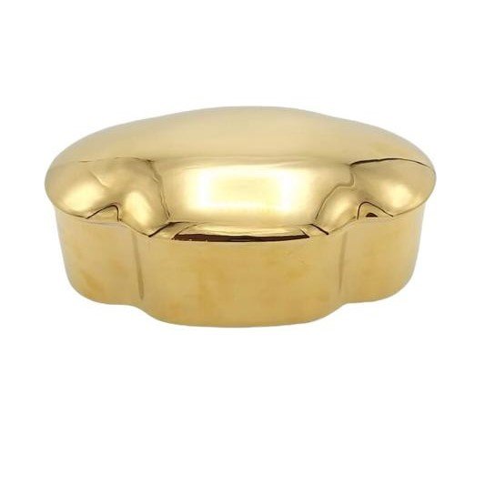 LİMOGES GOLD - KAPAKLI  PORSELEN KUTU