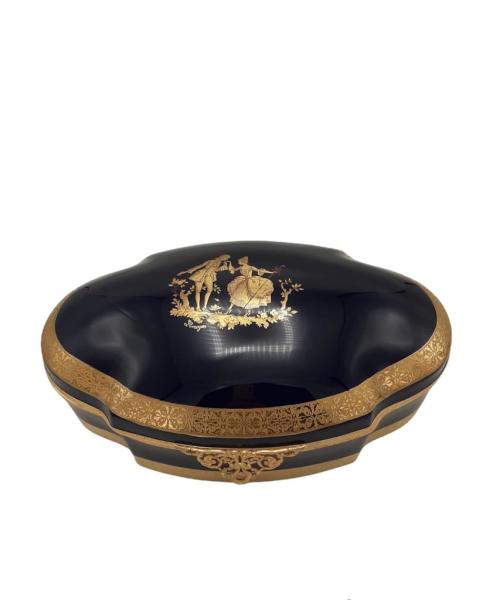 LİMOGES KAPAKLI PORSELEN GRAND KUTU 38CM