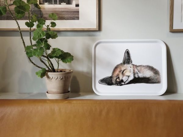 Charlotte Nicolin Tepsi Felix The Fox 43*33cm