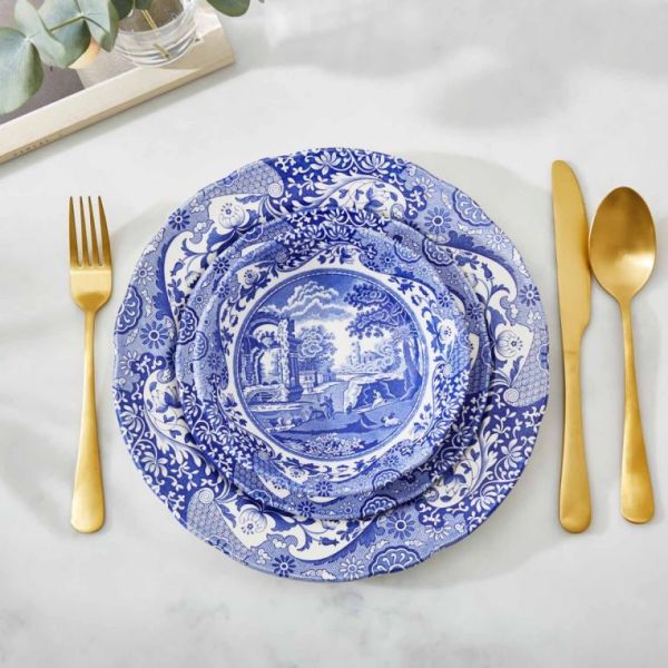 Spode- Blue İtalian- 27 Cm Düz Yemek Tabağı