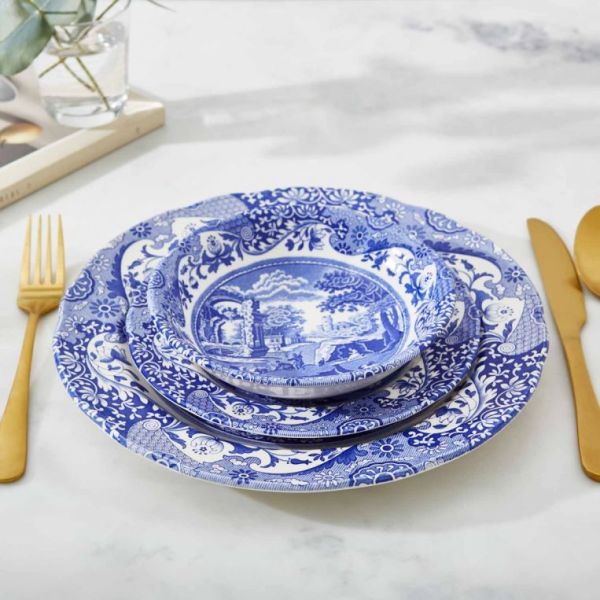 Spode Blue Italian Düz Yemek Tabağı 27 cm