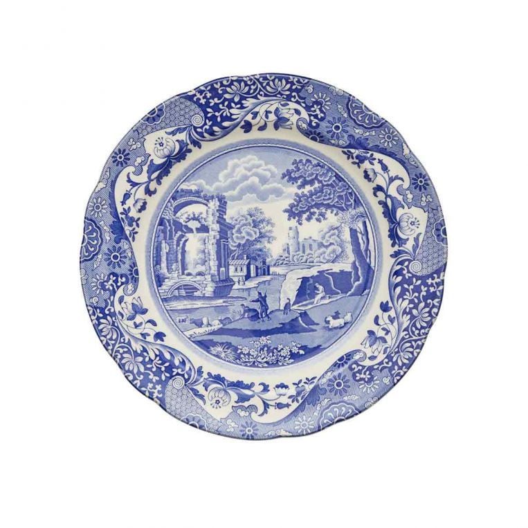 Spode Blue Italian Düz Yemek Tabağı 27 cm