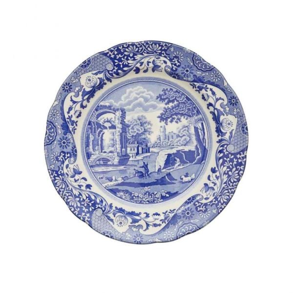 Spode Blue İtalian 27 Cm Düz Yemek Tabağı