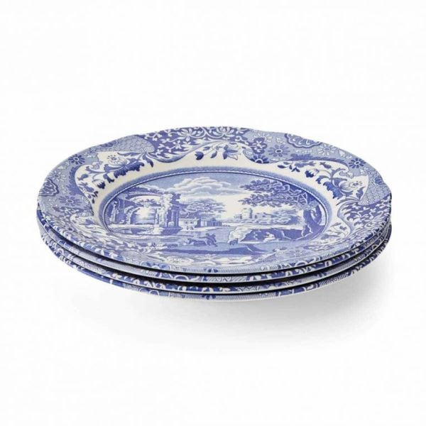 Spode Blue Italian Düz Pasta Tabağı 23 cm