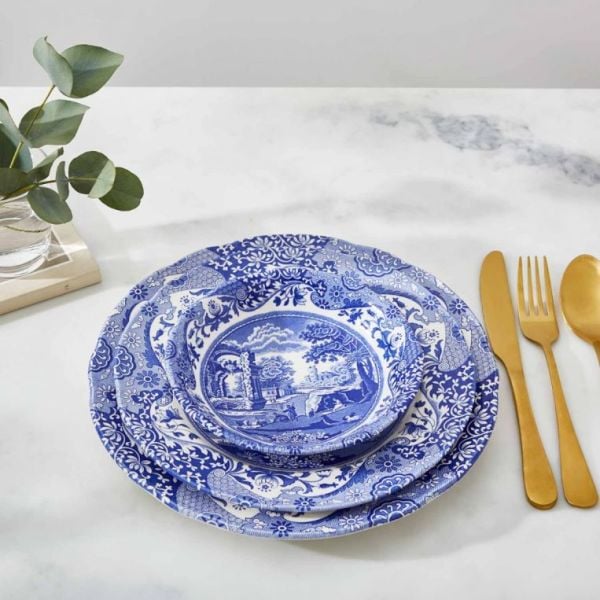 Spode Blue İtalian 23 Cm Pasta Tabağı