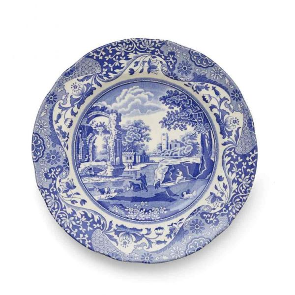 Spode Blue Italian Düz Pasta Tabağı 23 cm