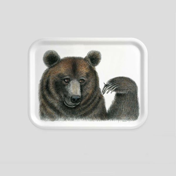 Charlotte Nicolin Tepsi Bruno & Andy Bear and Ant 20*27cm